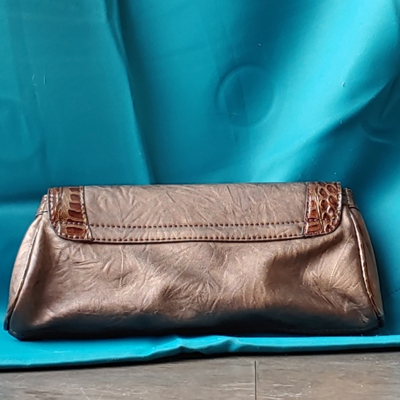 Guess Burnished Bronze Bejeweled Clutch - Picture 2 of 4